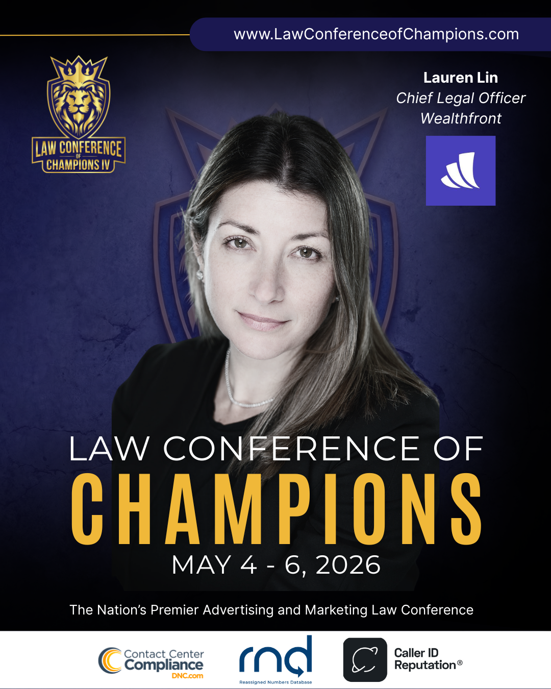 Lcoc YES, THE CLO OF WEALTHFRONT IF SPEAKING AT LCOC IV!!! (So are a BUNCH ...