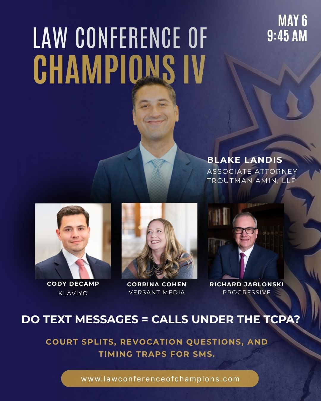 Lcoc TEXTS AND THE TCPA: LCOC IV Panelists To Break Down Shifting SMS Rules ...